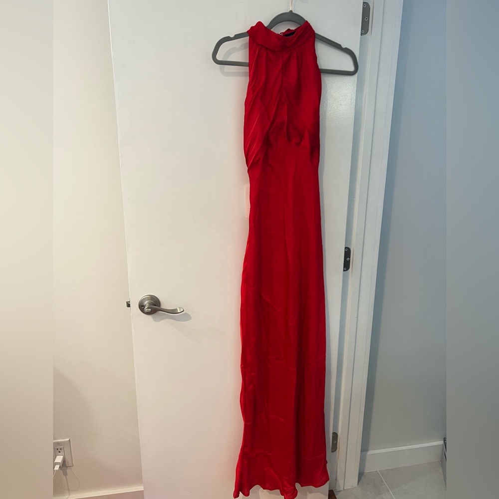 Amalfi Bardot red slip dress - Picture 6 of 6